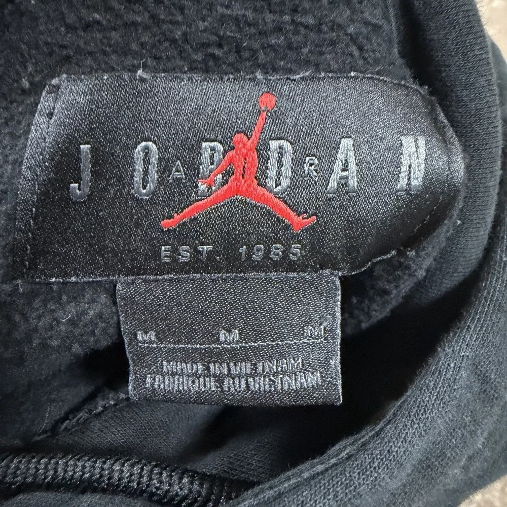 Jordan Hoodie Mens M Black Fight Rose Sorry For Your Loss Tour 1992 Nike